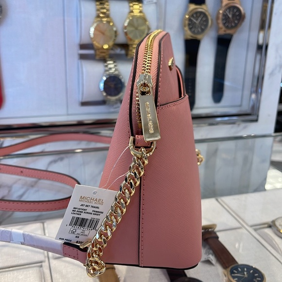 MICHAEL KORS 
Jet Set Travel Medium Dome Crossbody Bag XCROSS XBODY
Primrose
NWT - Picture 3 of 16